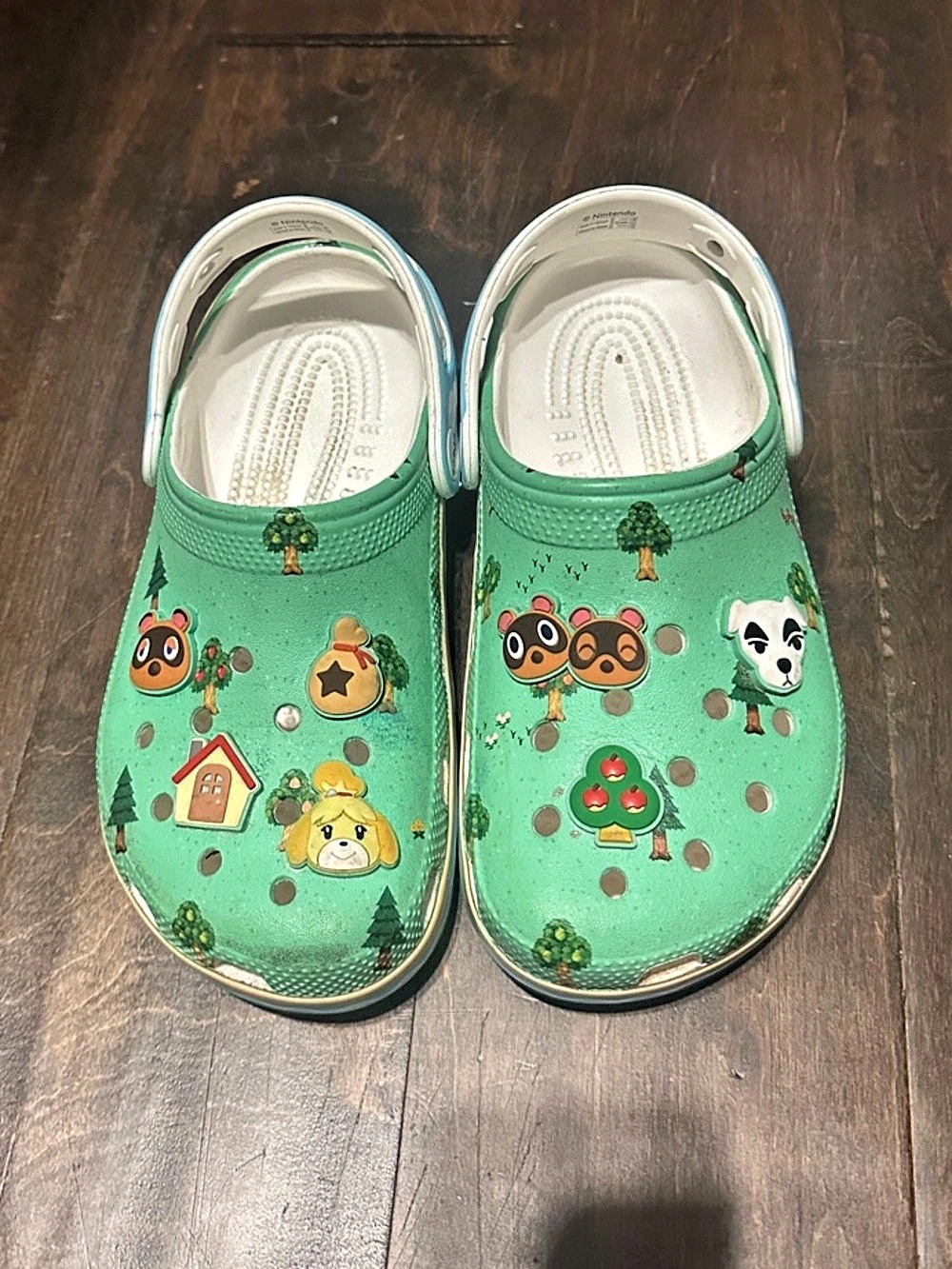 Crocs Animal Crossing x Crocs Classic Clog Kids Green Character Clogs